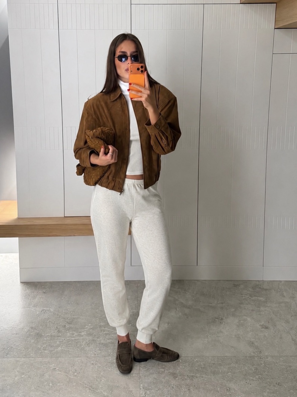 Wilfred Free Aritzia ECOVERO Knit Jogger Pants Cream High Rise XXS Lounge - Picture 11 of 15